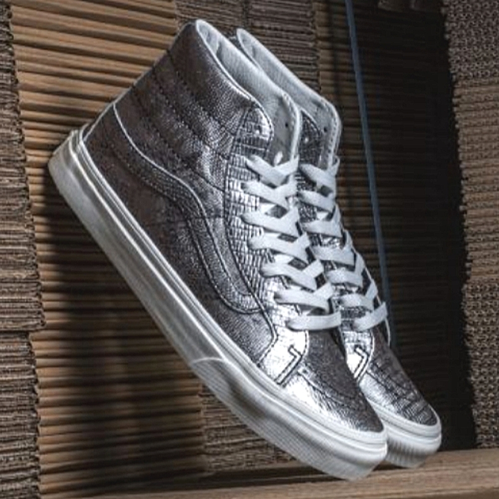 Vans SK8 Hi Slim Disco Python Sneaker size US 9.5 Women's 8 Men's.  24